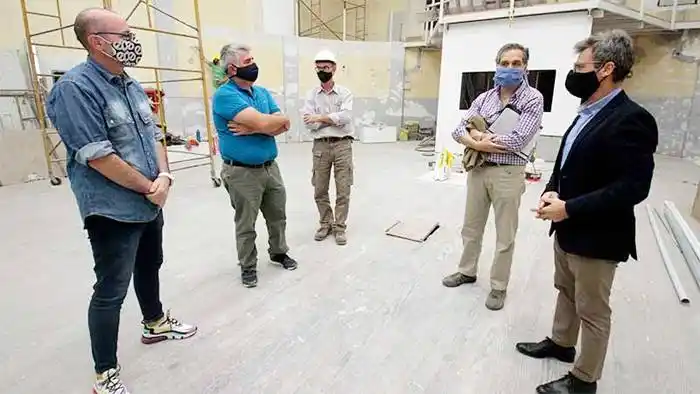 Avanza la remodelación de la sede para la Banda de Música de la Policía