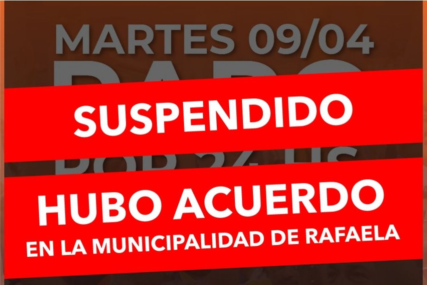 Hubo acuerdo salarial entre SEOM y la Municipalidad de Rafaela y no habrá paro