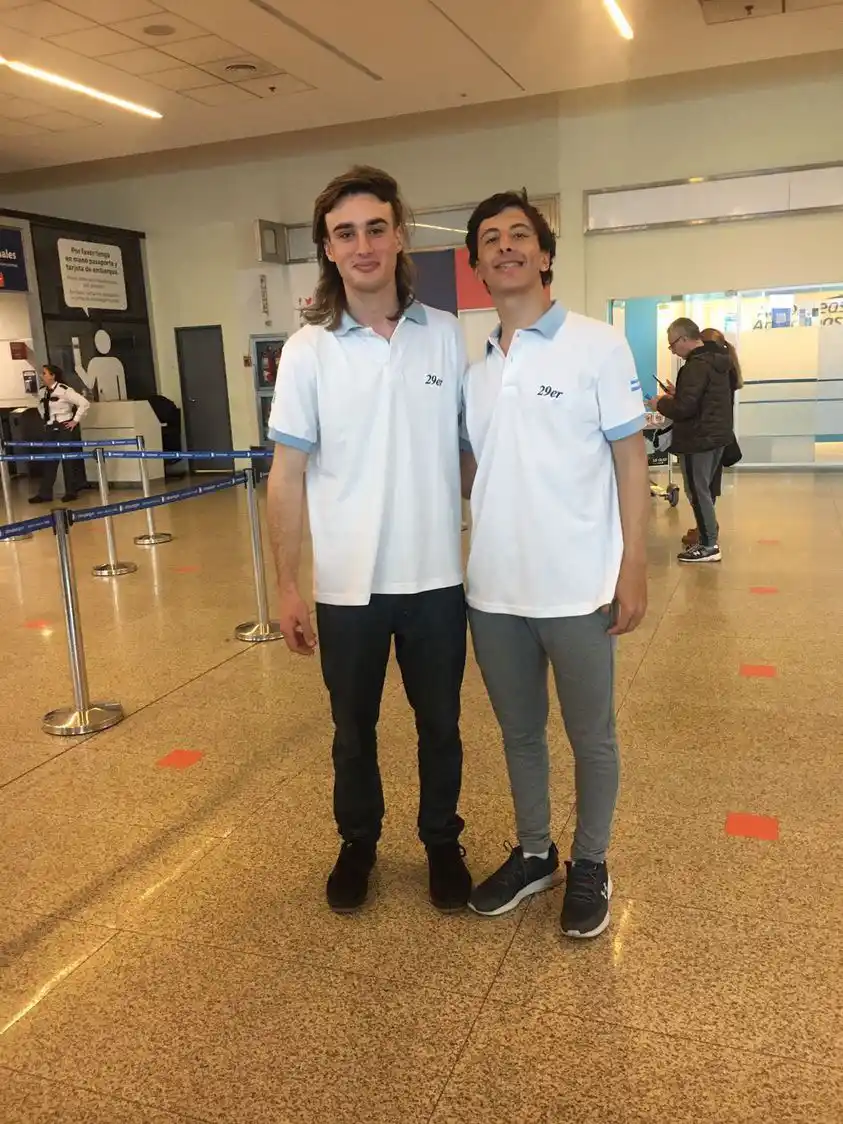 Dos timoneles en el Mundial de la clase 29er