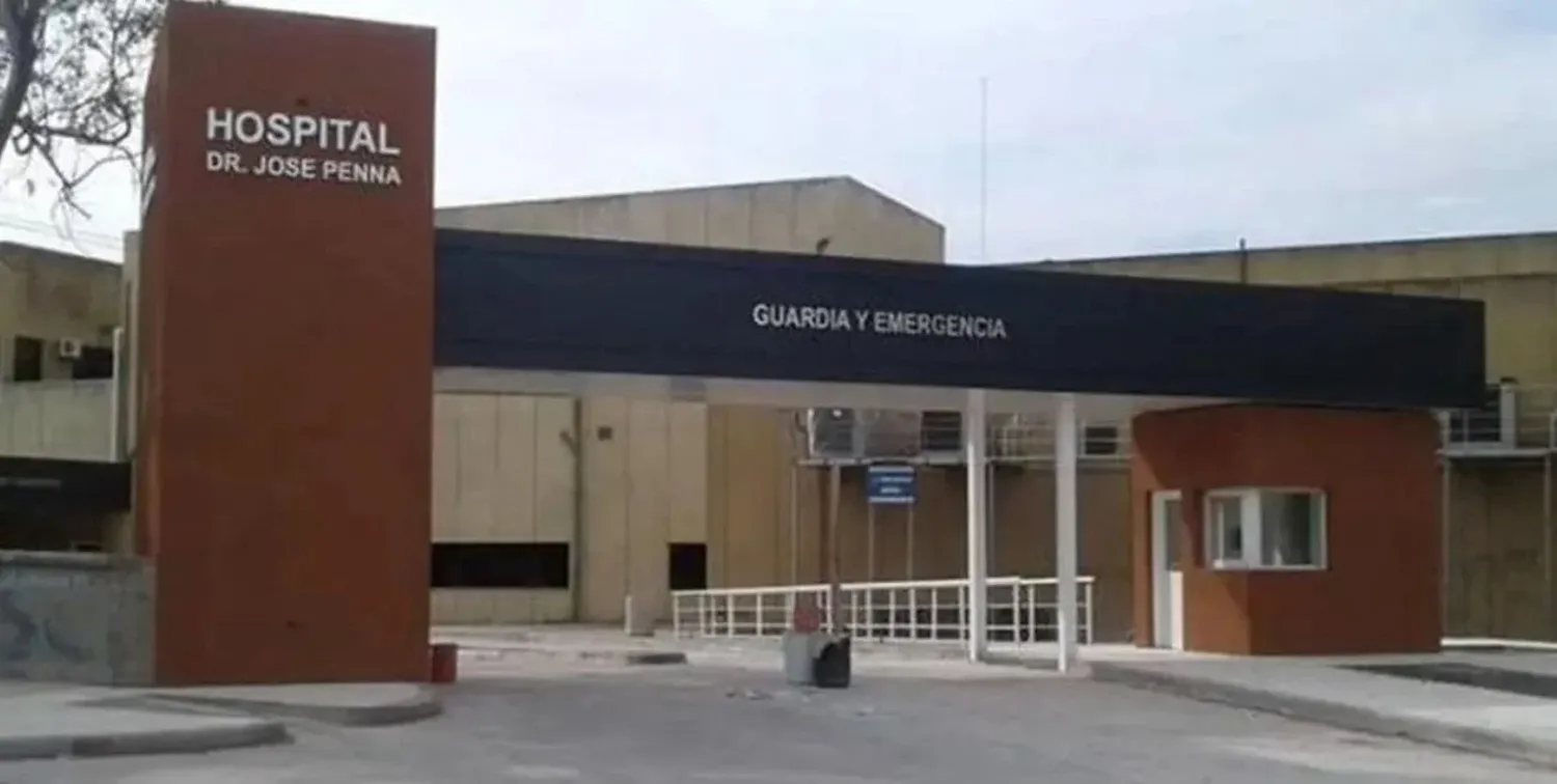 La víctima está internada en el Hospital Penna de Bahía Blanca.