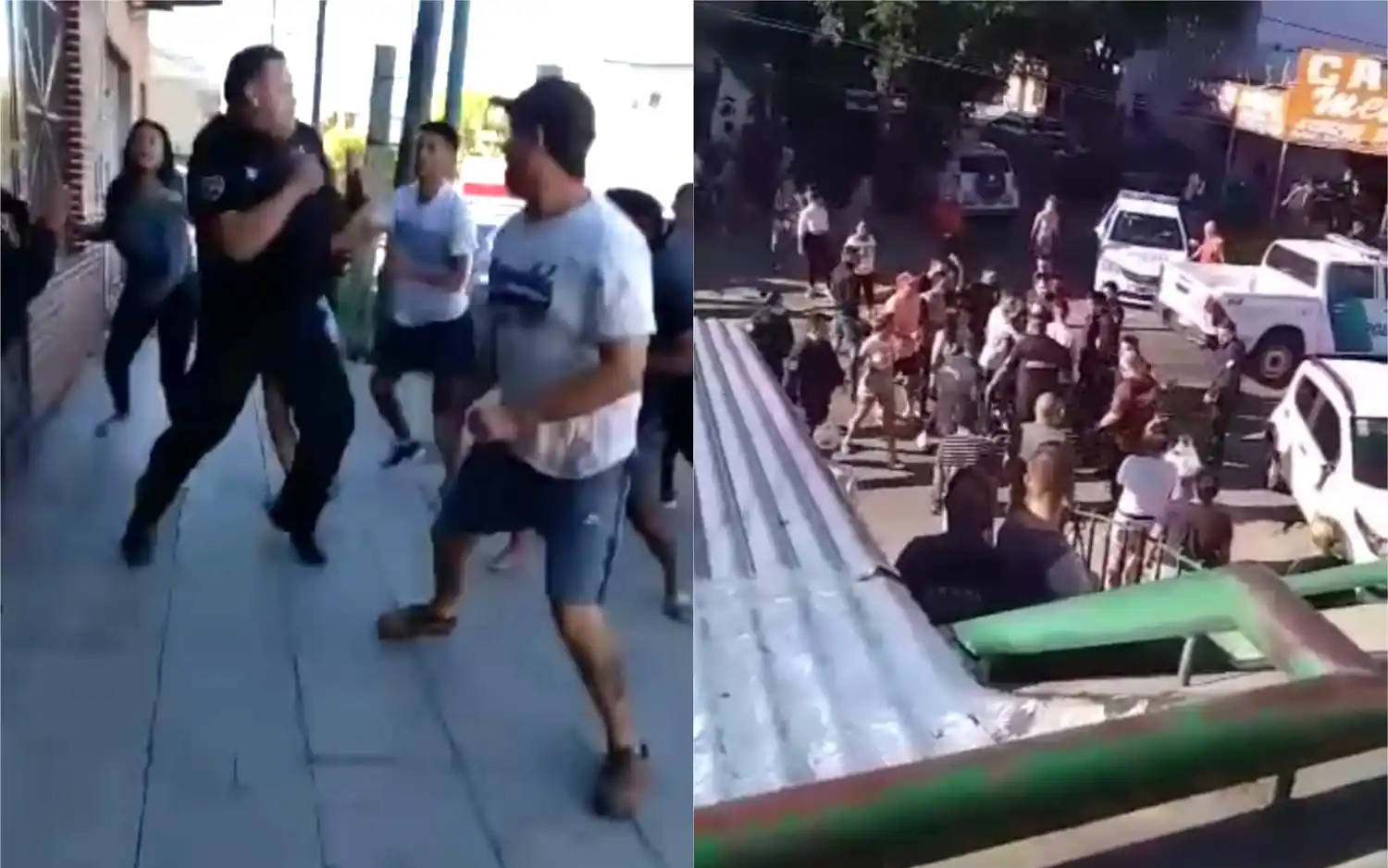 Video: Una persecución policial terminó con 4 detenidos y graves incidentes en la comisaría de Villa Martelli