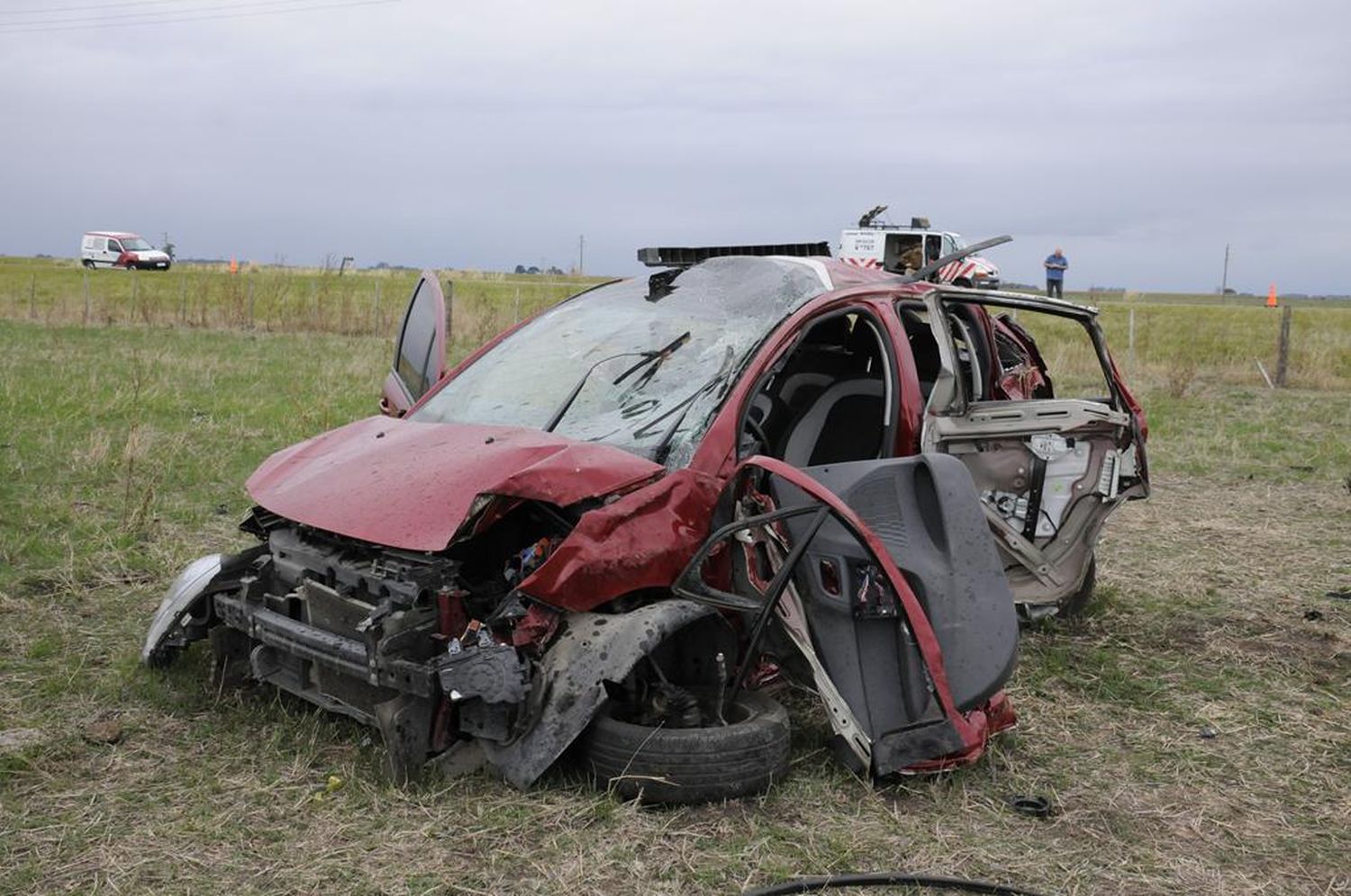 En la Ruta 226, falleció una nena de once años al volcar el vehículo en el que viajaba