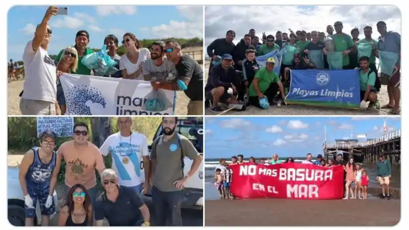 Doce municipios se juntaron por la limpieza en las playas