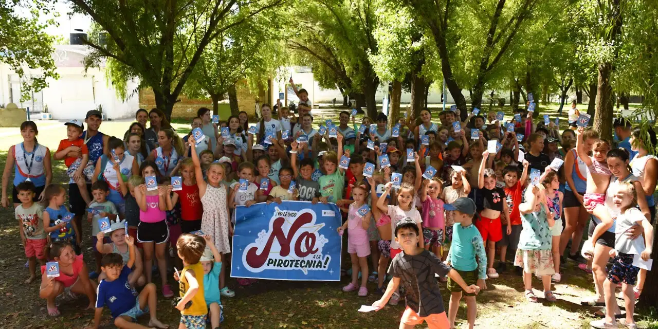 La Municipalidad de Crespo impulsa la campaña “Yo le digo no a la pirotecnia” en vísperas de Año Nuevo