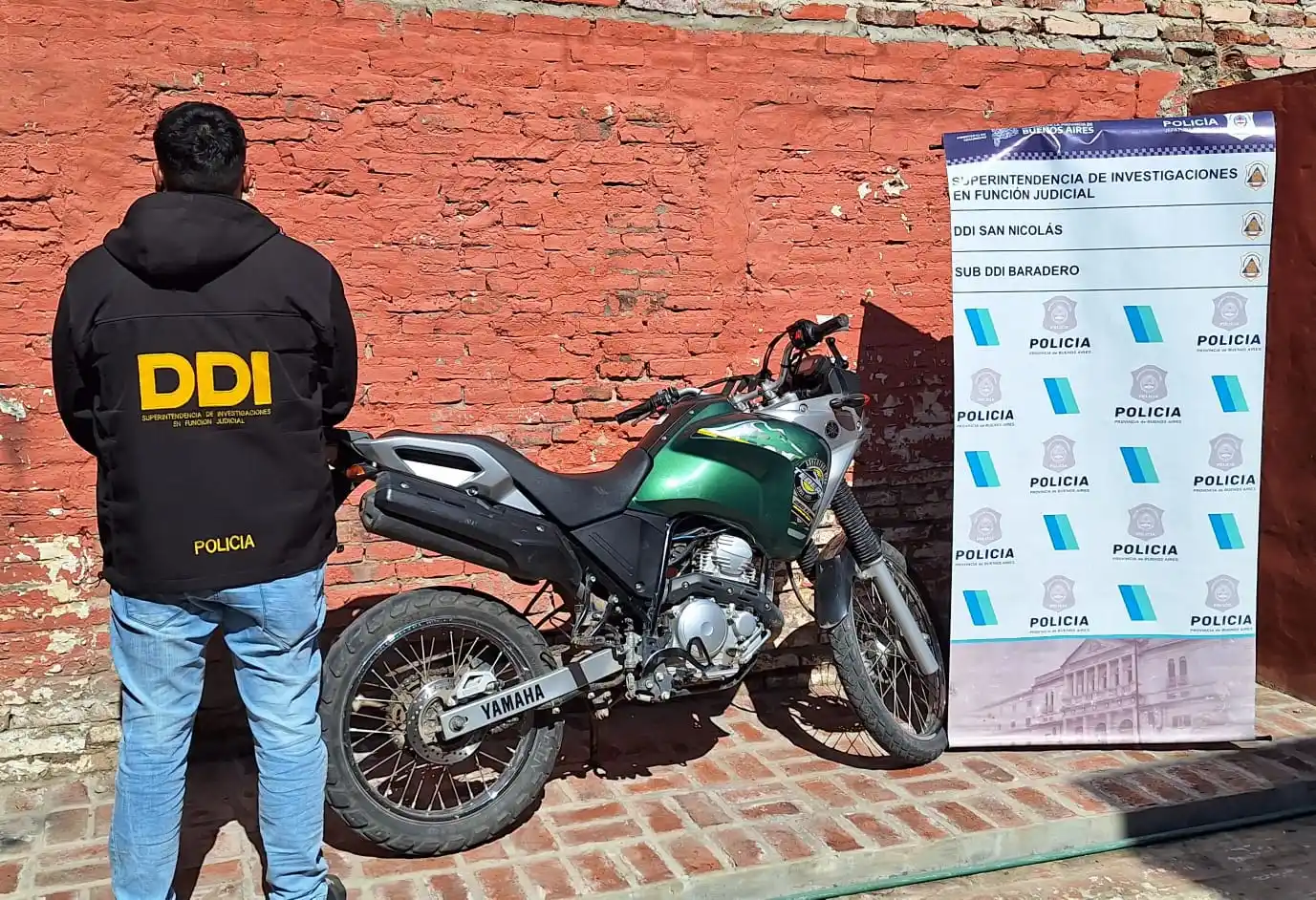 La moto fue secuestrada y puesta a disposición de la Justicia.