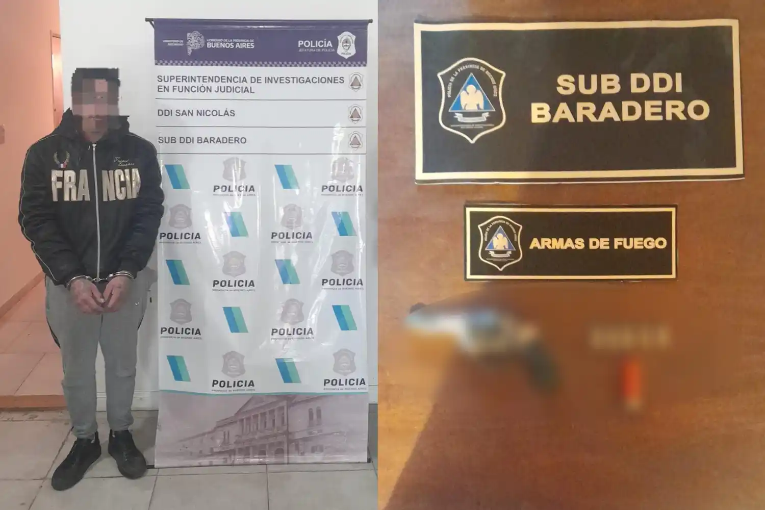 El joven fue detenido en San Pedro, tras un allanamiento.