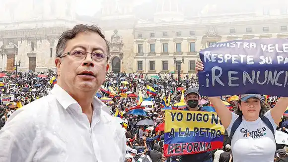 Multitudinarias MARCHAS en toda Colombia contra el gobierno Petro (+ Video y fotos)
