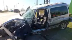 Accidente grave en el acceso a Villa Paranacito deja un herido internado