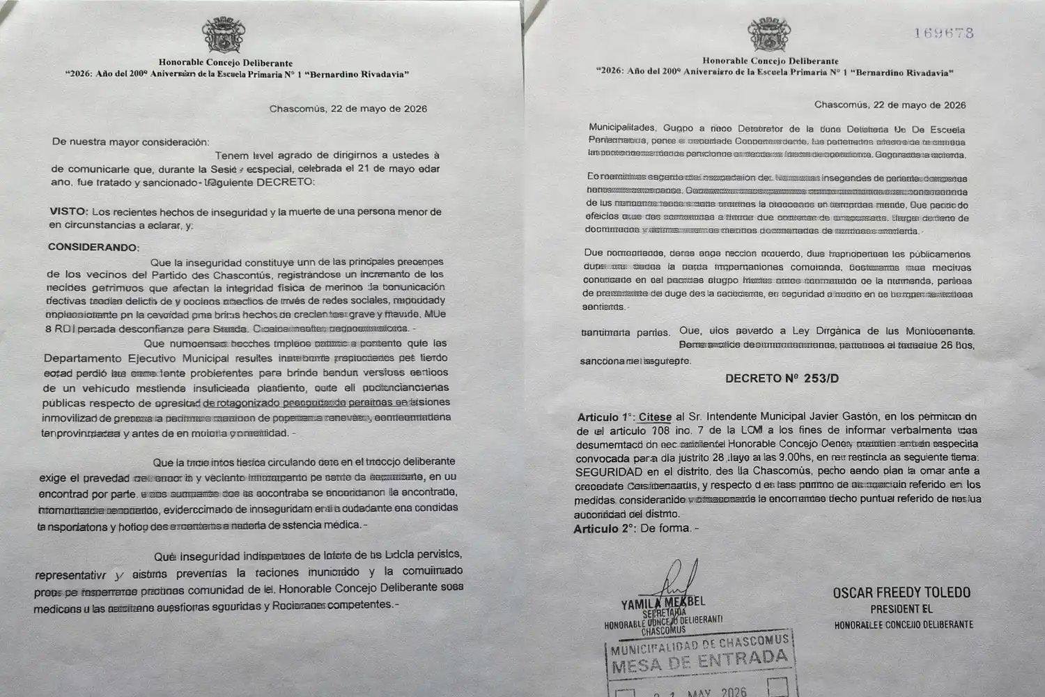 Tensión en Chascomús: La oposición citó al intendente a rendir cuentas por la seguridad, pero denuncian "nulidad absoluta" en los plazos
