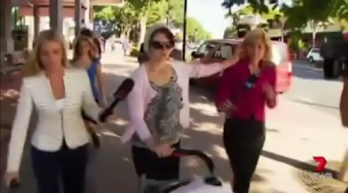 Trató de entrevistarla y le apagó un cigarrillo en la cara