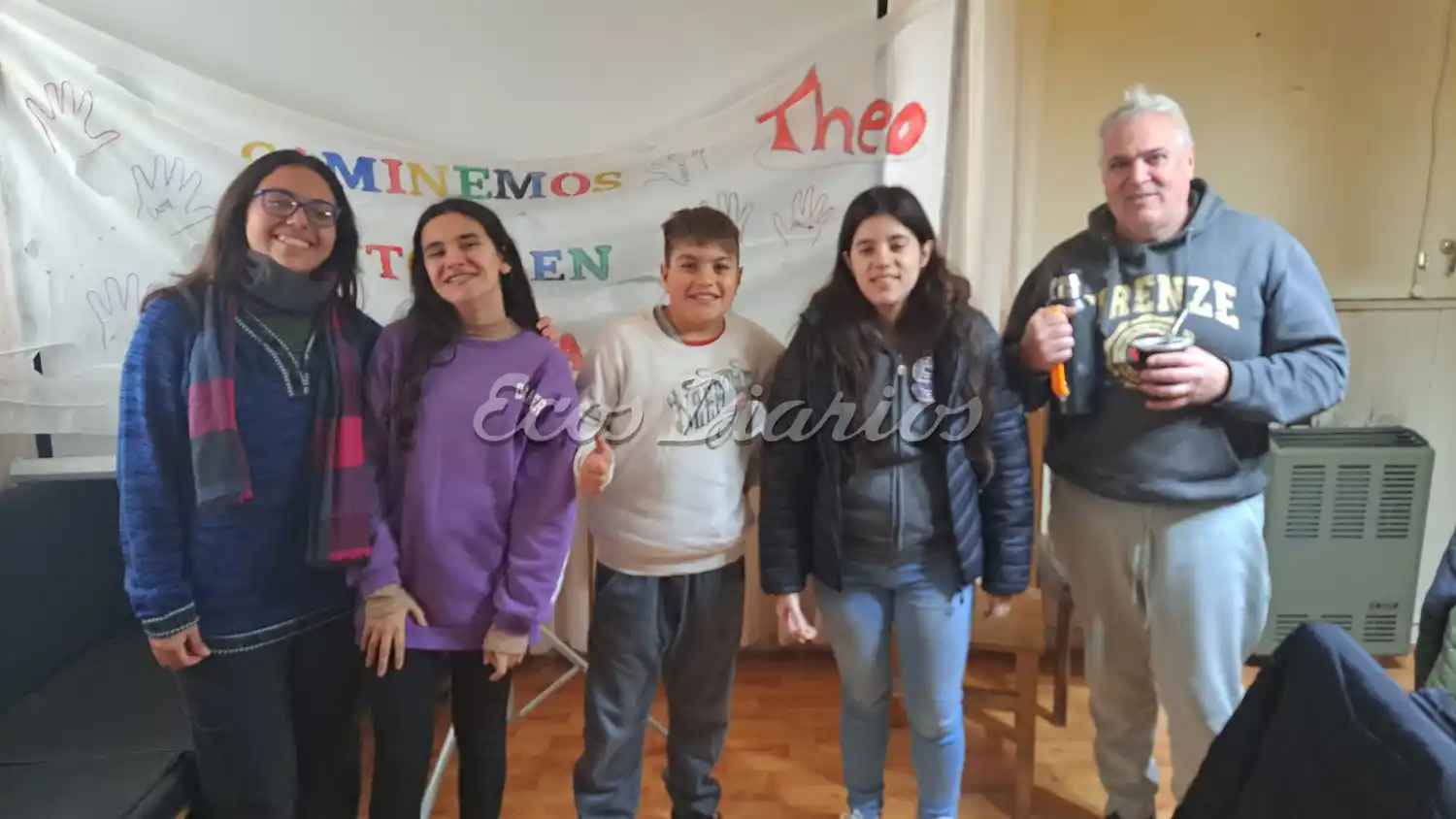 Algunos integrantes del Grupo Theo