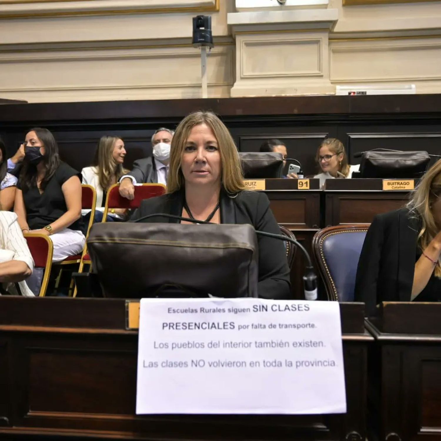 "Hablame de igualdad": Con una chicana al Frente de Todos, Zuccari pidió garantizar el transporte escolar en la Provincia 