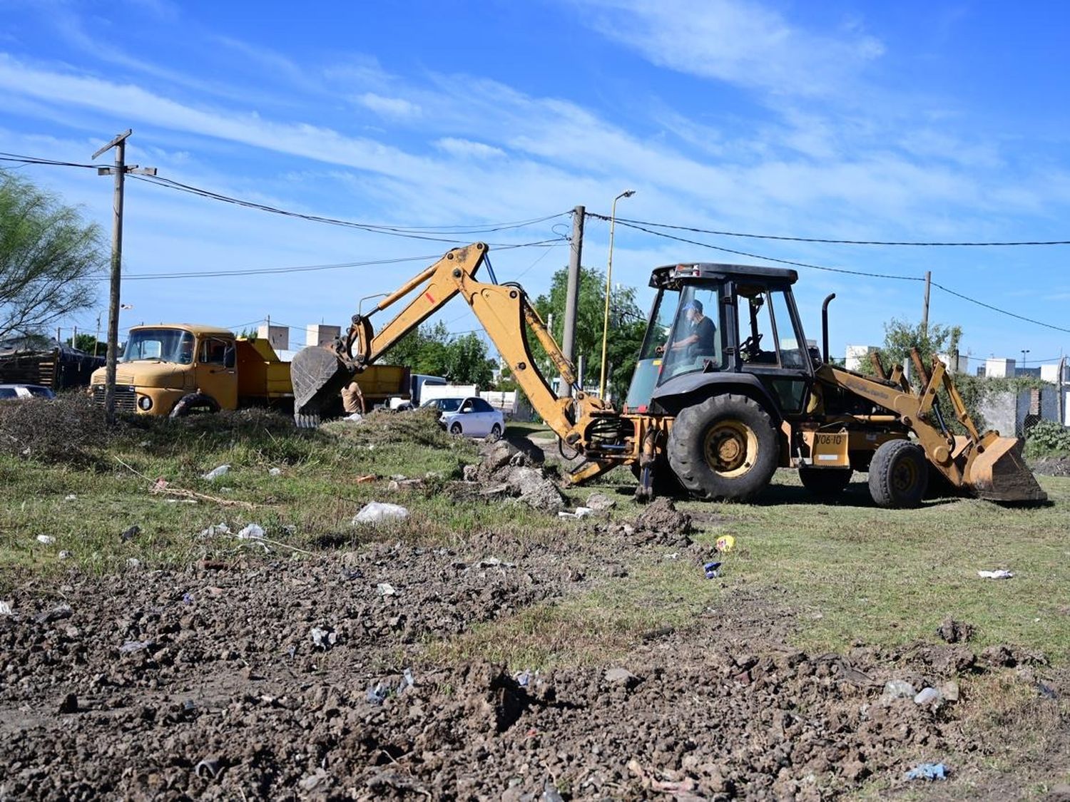 Iniciaron las obras para el tercer Punto Verde, en barrio Los Espinillos