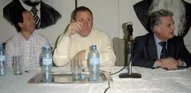 Fabián Rogel participó en el lanzamiento de Ernesto Sanz