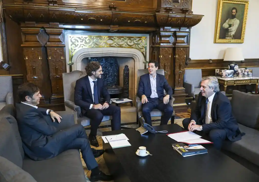 Fernández recibió a Kicillof y abordaron temas comunes