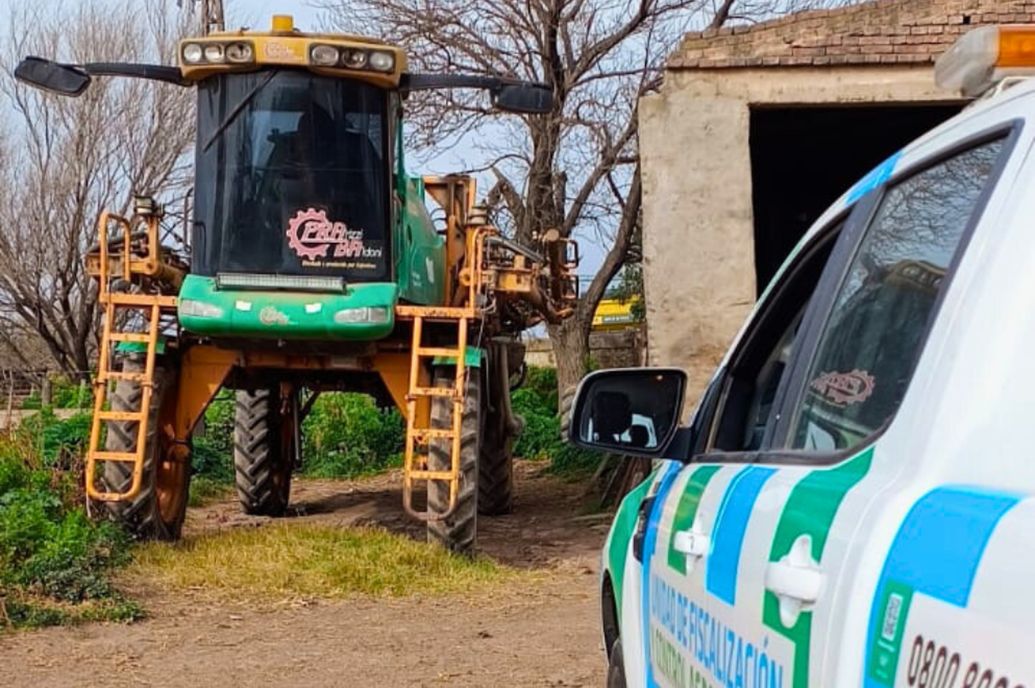 Control de fitosanitarios en Balnearia: clausuraron una máquina