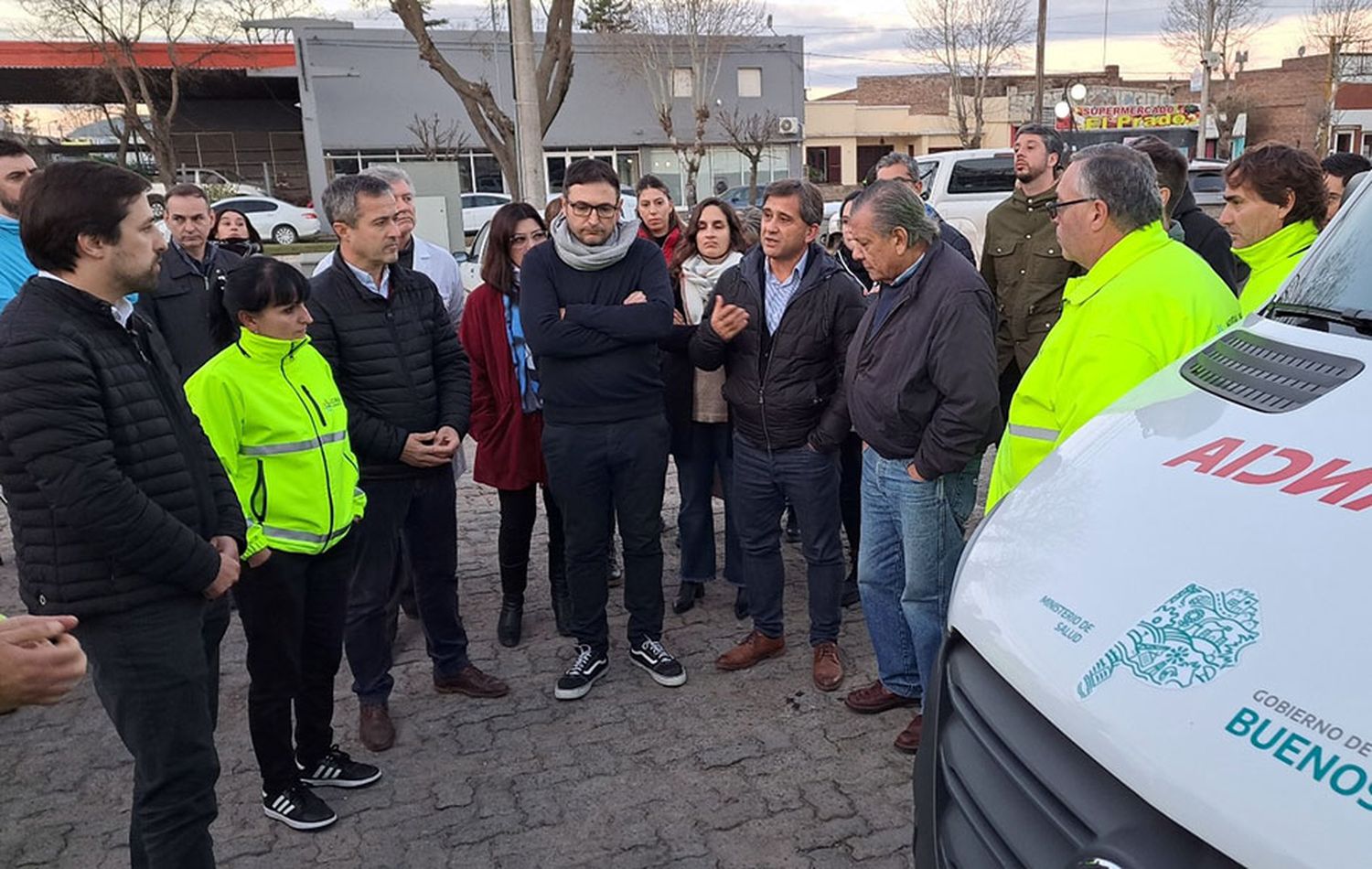 Entregaron ambulancia para el Sistema Social de Salud en Lobería