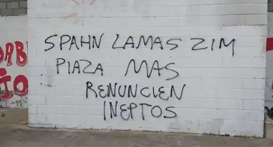 Nuevas pintadas en el club Unión