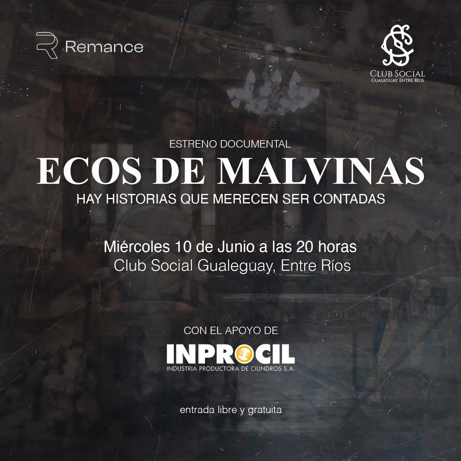 Presentación del documental “Ecos de Malvinas. 
Hay historias que merecen ser contadas”