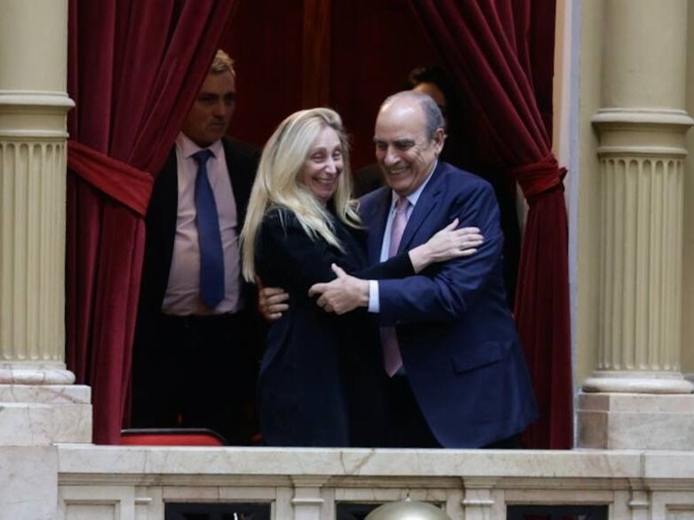 Karina Milei y Guillermo Francos. Foto: Gentileza