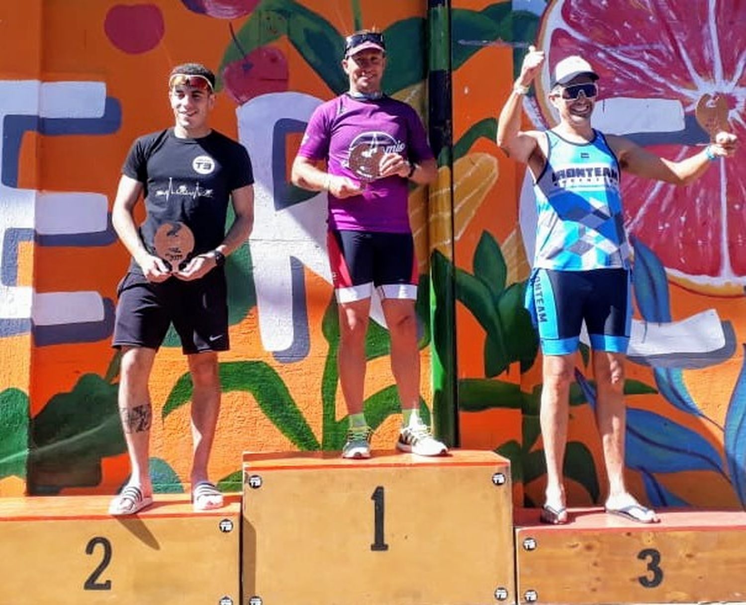 Presencia sampedrina en el Triatlón de Baradero