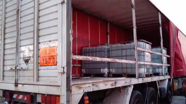 Secuestran más de seis toneladas de ácido sulfúrico en Gualeguaychú