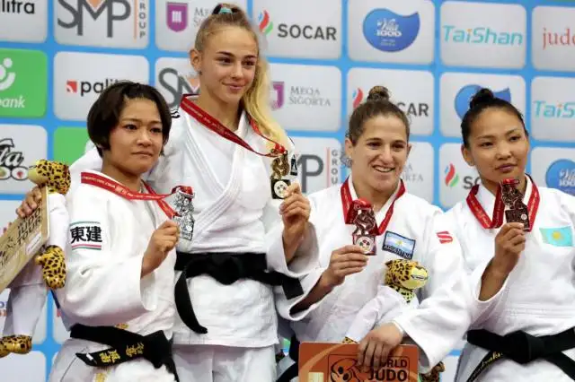 Paula Pareto, medalla de bronce en el Mundial de Judo
