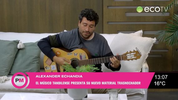 Alexander Echandia presenta su nuevo material
