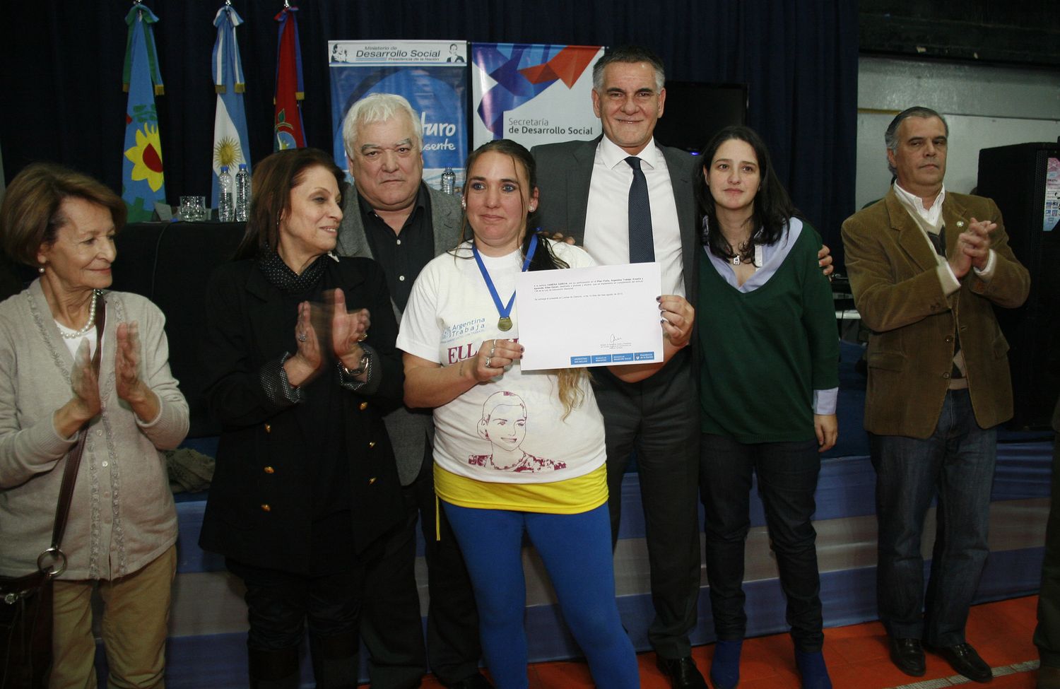 Alicia Kirchner, Castagneto y Carasatorre participaron de acto en Lomas de Zamora