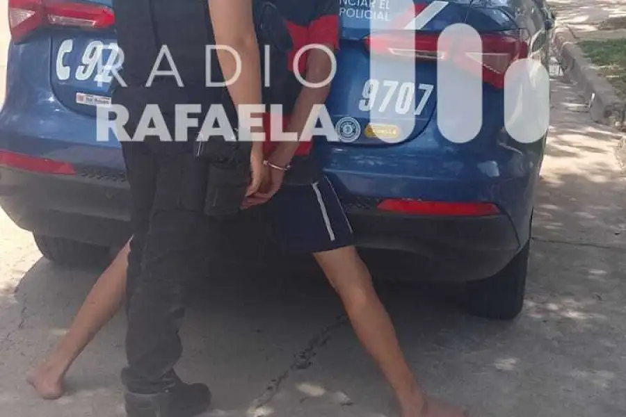 El menor detenido