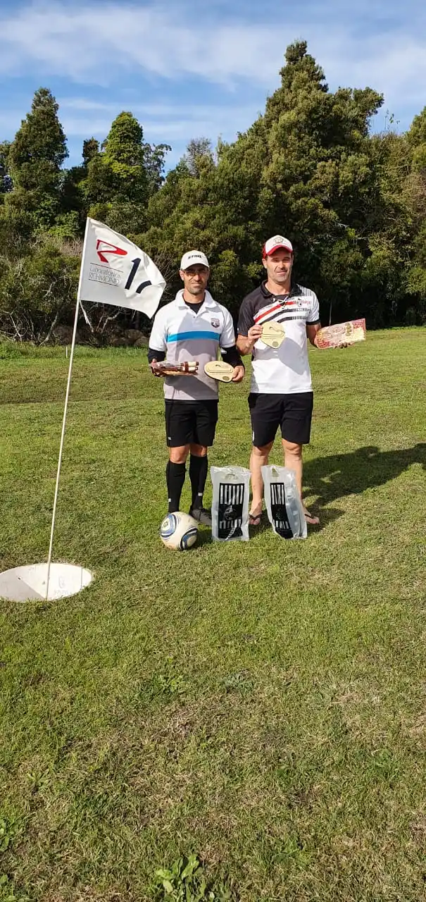 Omar Pernía, ganador en la fecha de footgolf