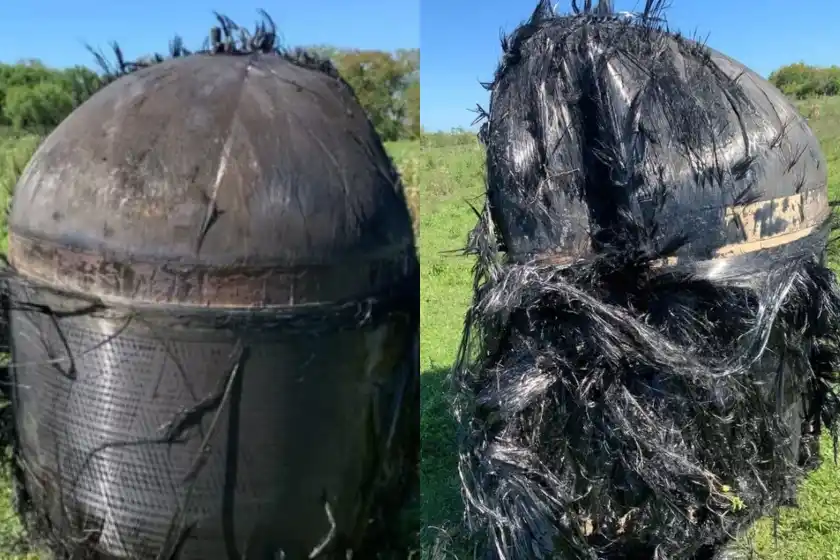 Investigan un objeto no identificado que fue encontrado en un campo de Chaco.