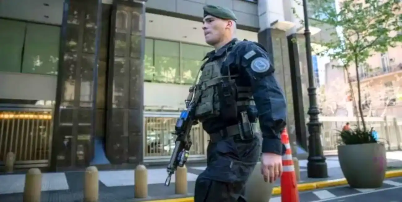 La embajada de Israel donde detuvieron al iraquí con documentación apócrifa.