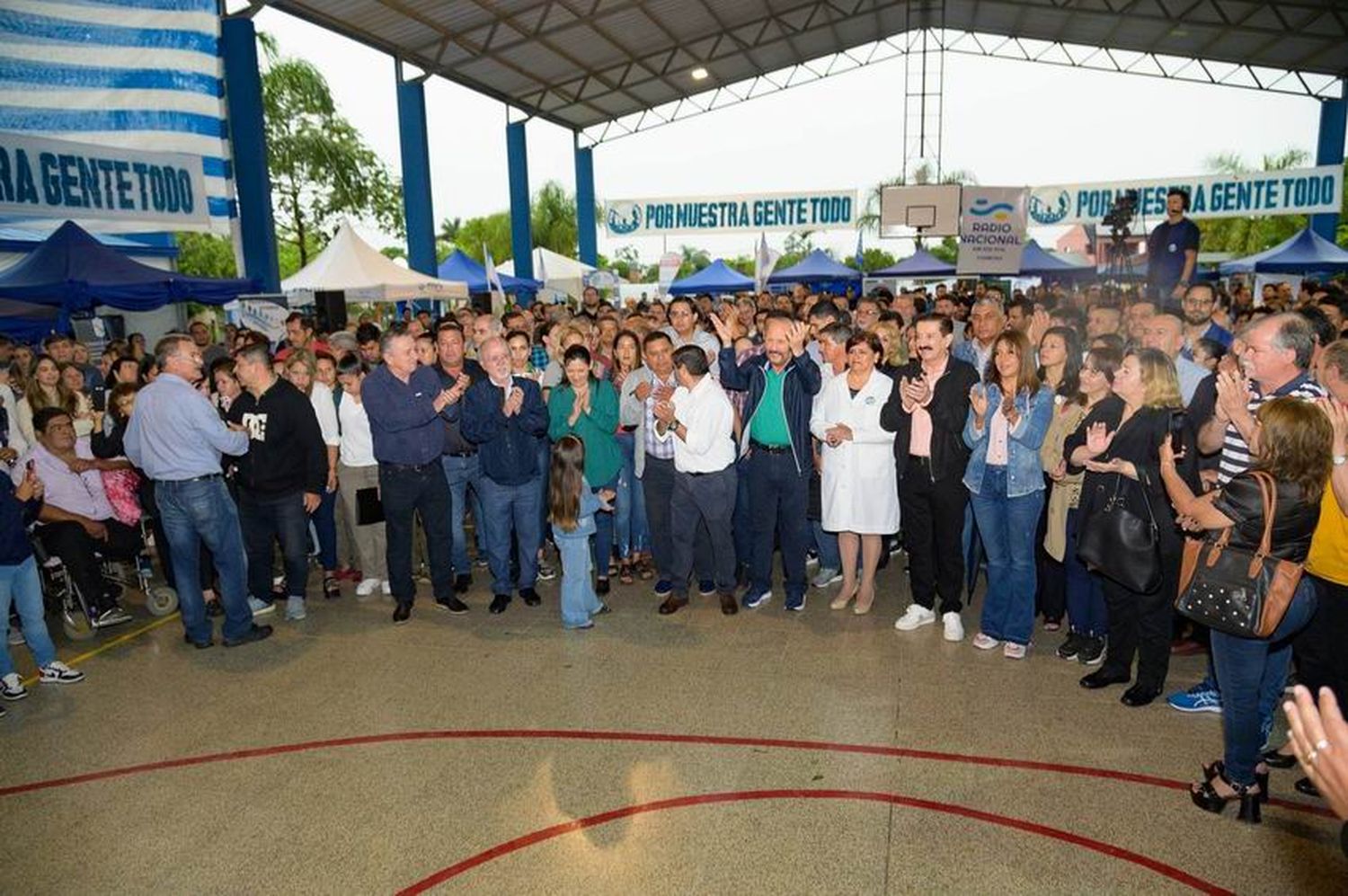 A pesar del clima, Por Nuestra Gente 
Todo fue un éxito en Laishí y Tatané