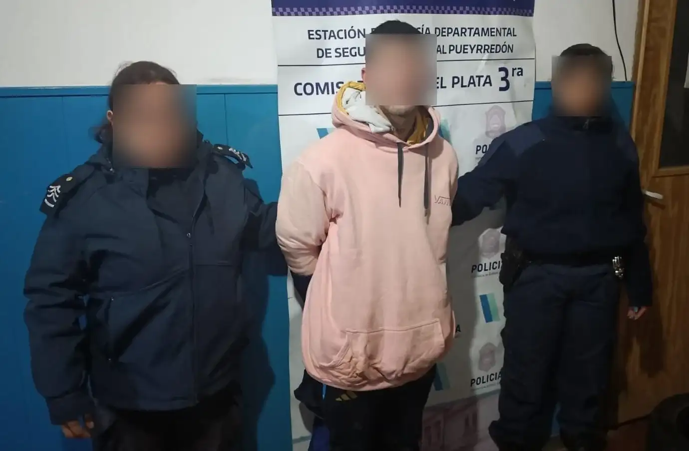 Durante el procedimiento, los efectivos secuestraron una cuchilla presuntamente utilizada en el hecho.