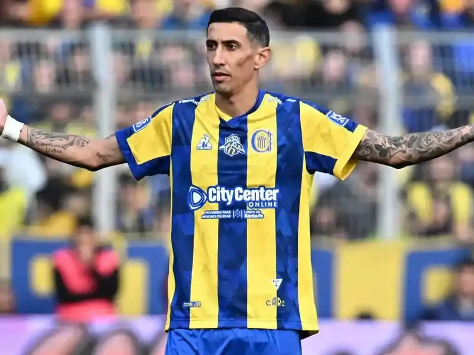 Di María y un fuerte descargo en redes defendiendo la clasificación de Rosario Central a semifinales del Apertura de la LPF. Foto: R,Central