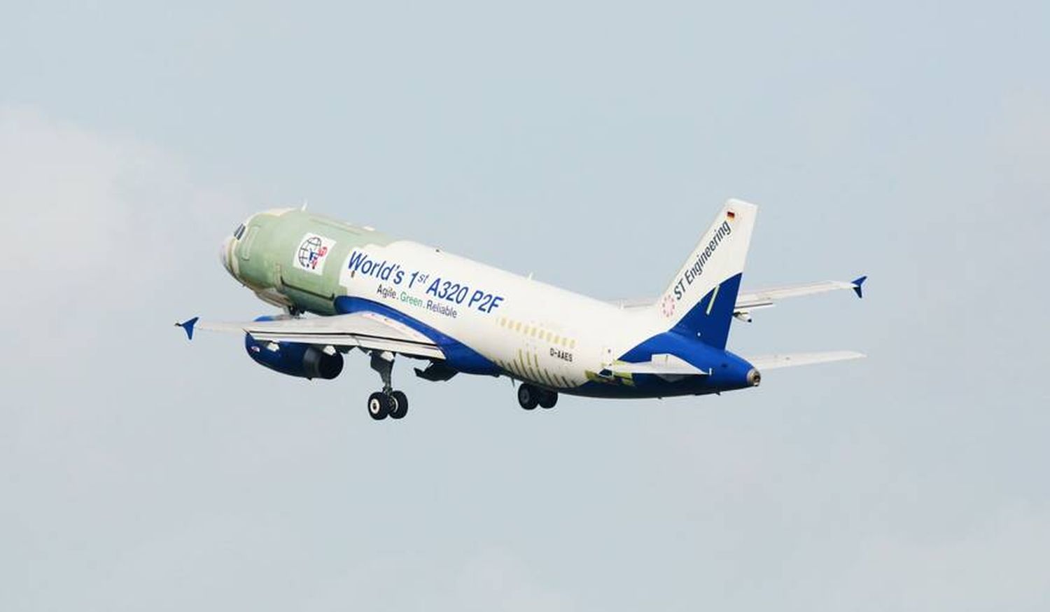 World’s first A320 converted freighter made its inaugural flight