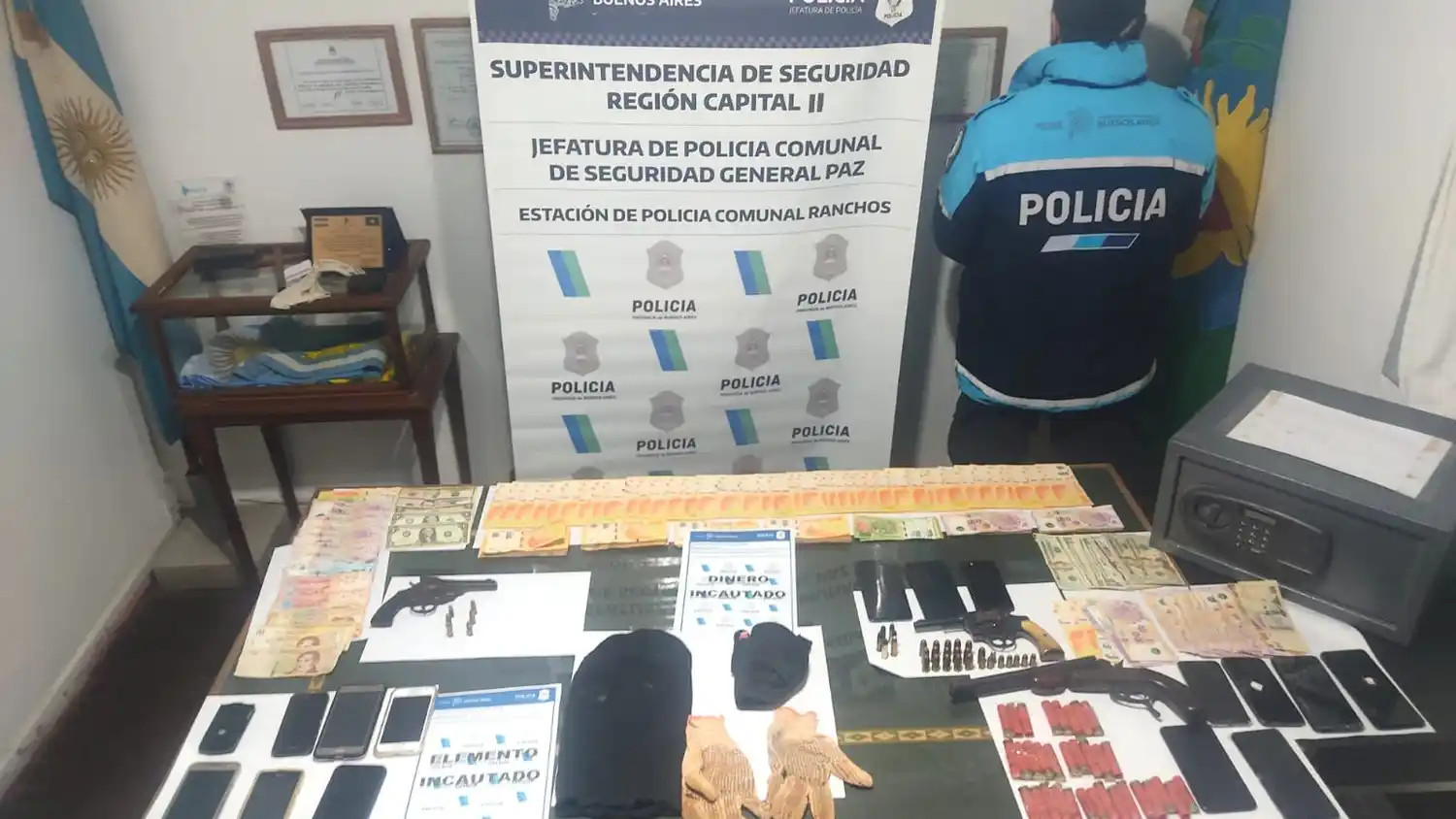 Ranchos: Detienen a siete personas por robos cometidos mediante la modalidad de entraderas