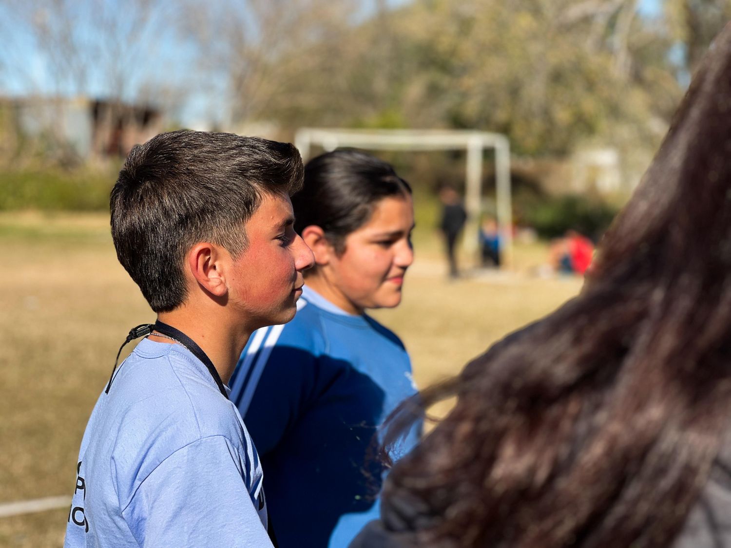 Con solo 13 años, Thiago Alonso sueña con seguir los pasos de Scaloni.