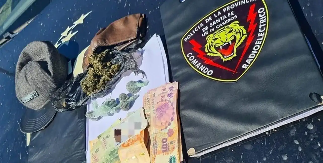 Una joven de 16 años fue detenida y se le secuestró marihuana. Foto: Gentileza