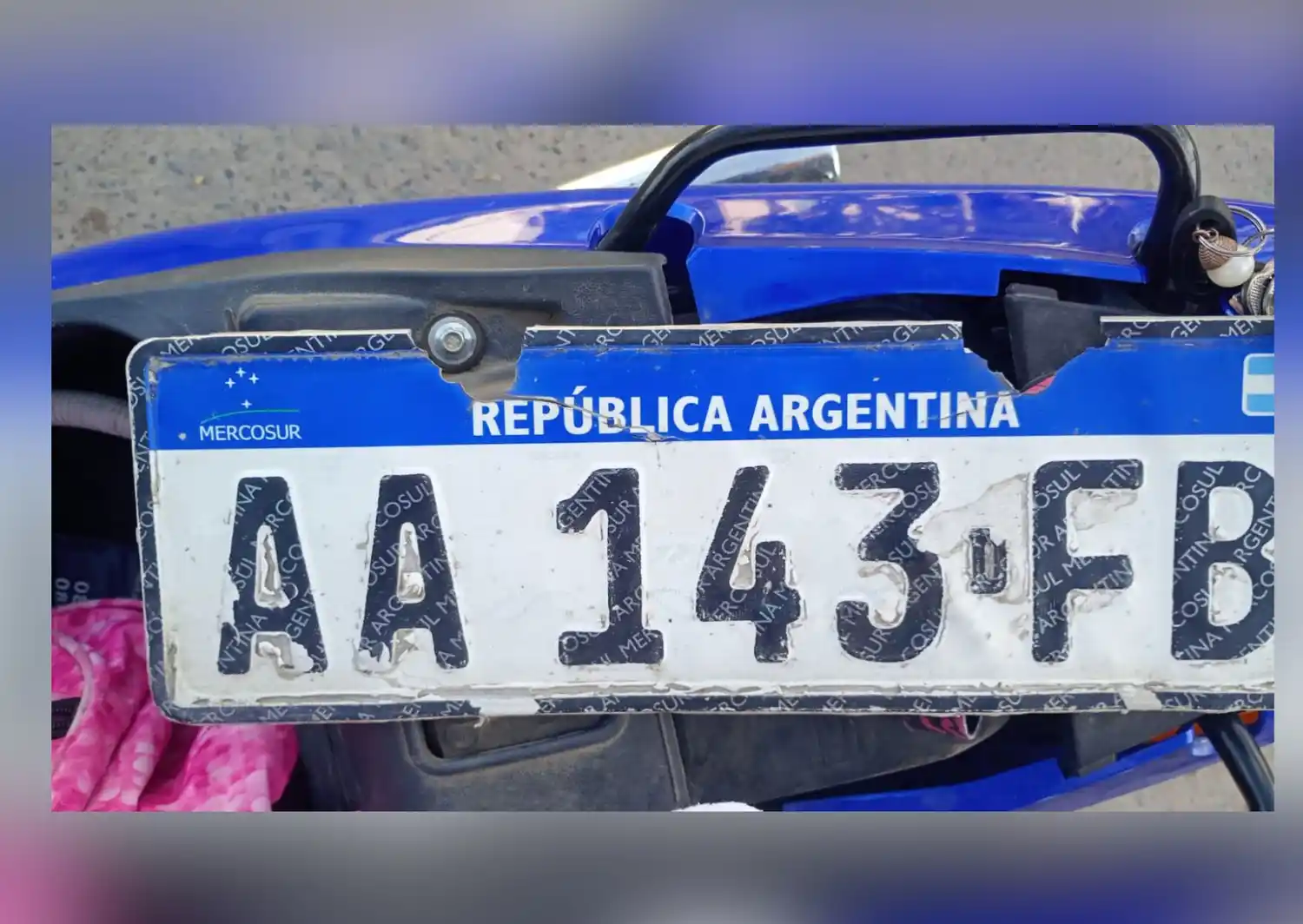 Patente encontrada en Lucio Mansilla