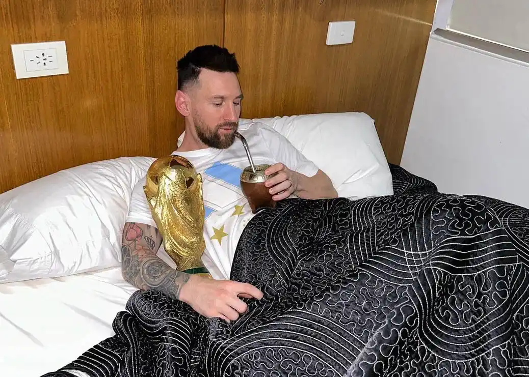 Messi ya descansa en su Rosario natal