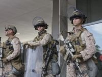 Estados Unidos movilizó marines en apoyo a las redadas migratorias