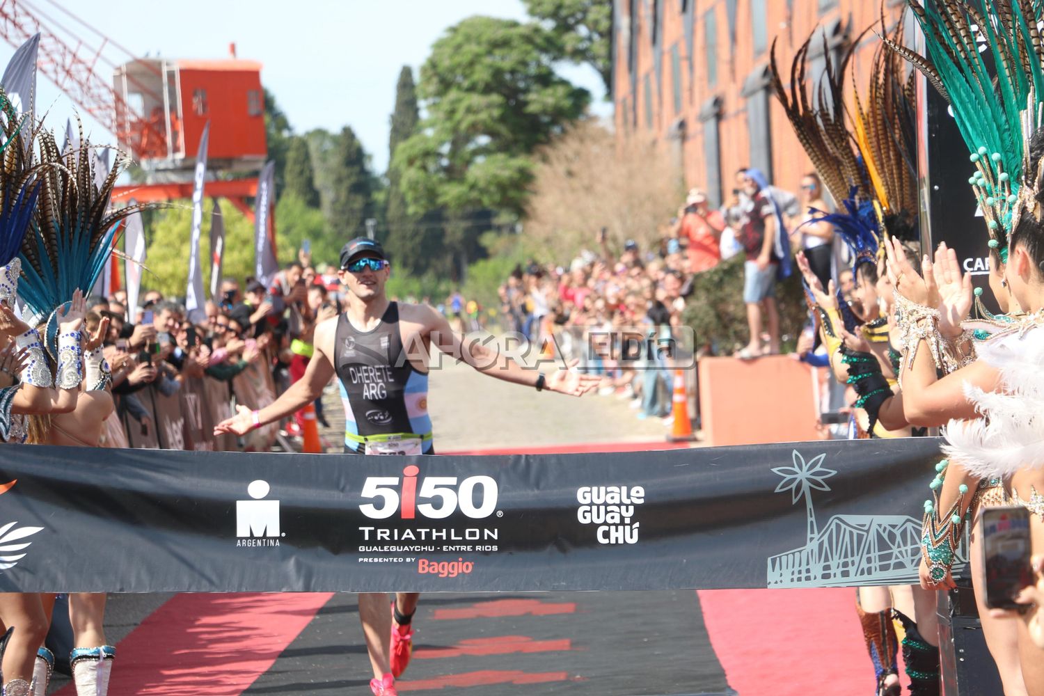 Gerónimo Dherete se quedó con la primera edición del Ironman 5150 en Gualeguaychú.