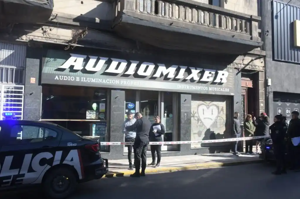 Robo en un comercio céntrico