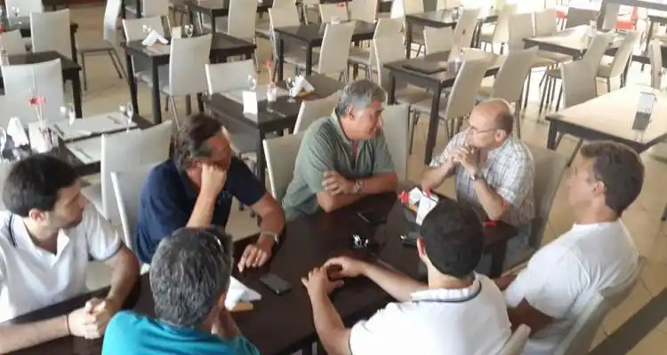 Giovanettoni se reunió con el Comodoro del club Náutico