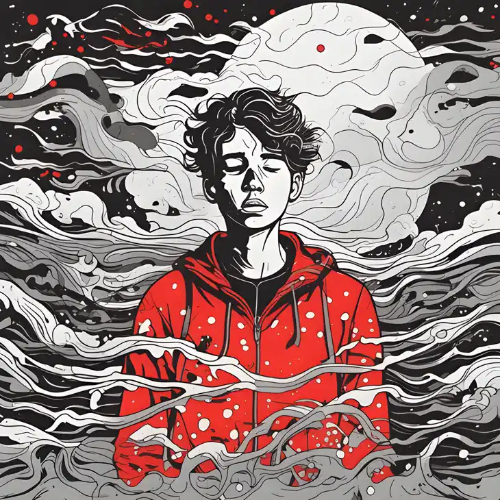 Adolescente ilustración