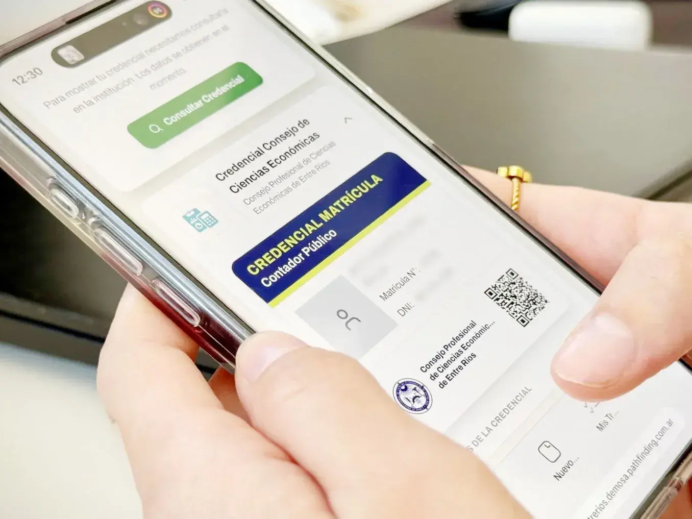 Los profesionales de Ciencias Económicas ya pueden acreditar su matrícula desde el celular