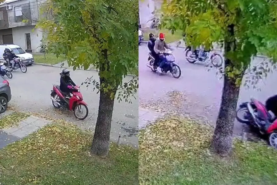 Santa Fe: violentos delincuentes hicieron derrapar a una joven para robarle la moto