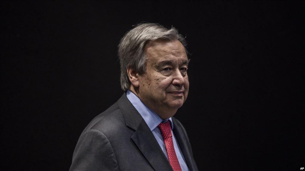 Guterres pide respeto a manifestantes en Irán